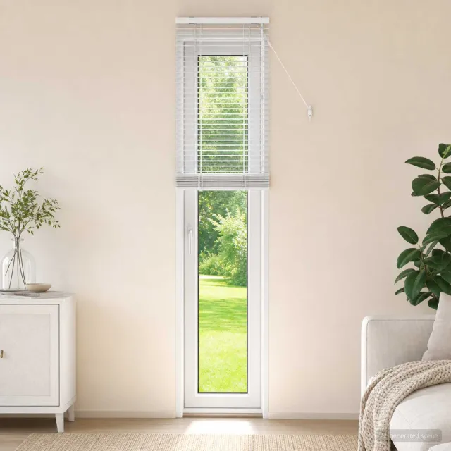 vidaXL Venetiaanse jaloezie Wit 45 x 250 cm 35 mm