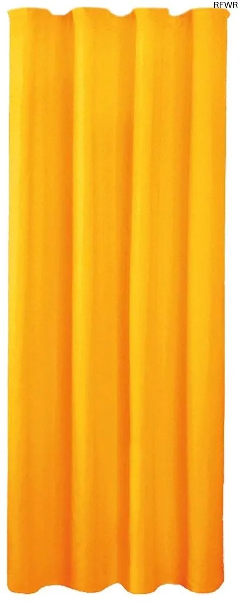 RFWR Oranje ondoorzichtig gordijn met plooiband 140x145 cm - Dekosjaal als zichtwering