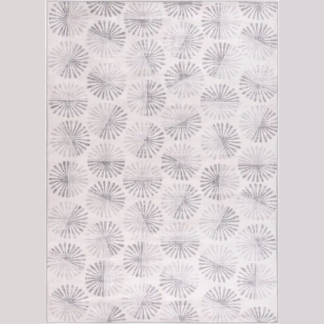 Beliani CATAK - Vloerkleed - Gebroken wit - 140 x 200 cm - Polyester