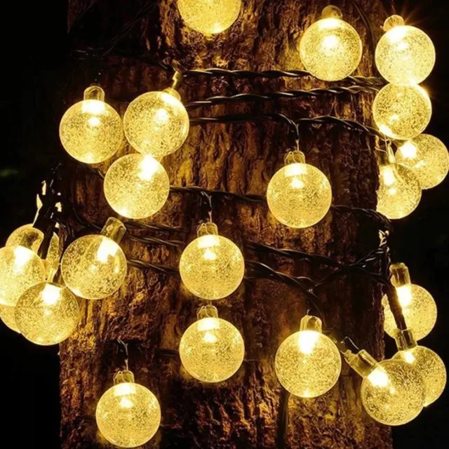 ABC-Led Kerst slinger solar - 20 LEDs - 485cm
