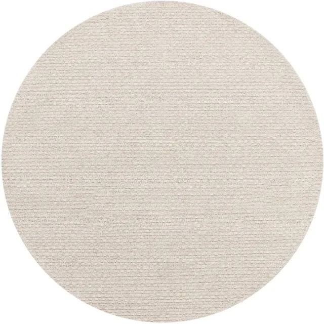 Must Living Nirvana vloerkleed rond wol en polyester beige - Ø150 cm Naturel