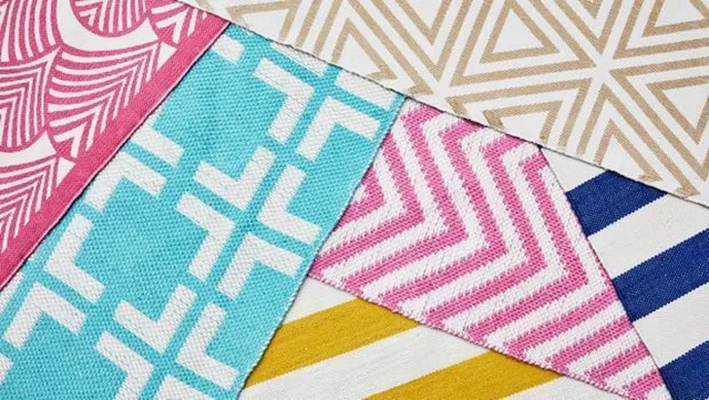 Estwing Vloerkleed wol voor binnen of buiten - buitentapijt roos