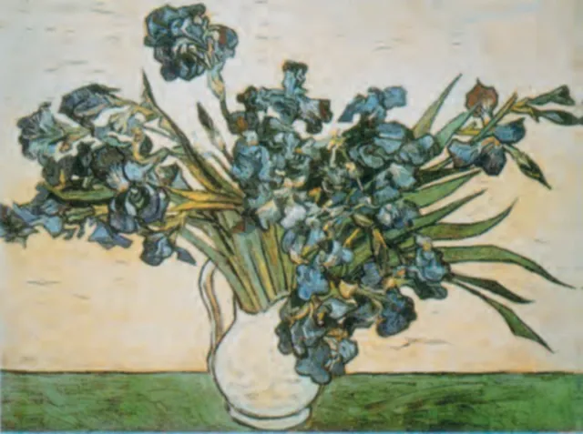 Catch Projecten Vincent van Gogh - Iris (Strauss 1890) - Kunstposter - 40x50 cm Multicolor