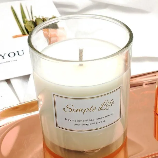 Petasos Geurkaars - Scented Candle - Engelse Peer en Fresia - 7 x 8.5cm Wit