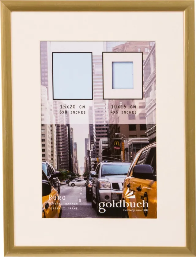 Goldbuch Fotolijst Puro - Goud - 10x15 cm (15x20 cm)