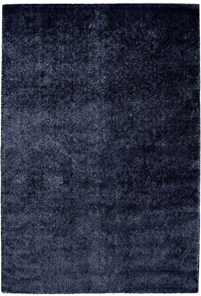 Padiro pluizig hoogpolig vloerkleed - paars - modern effen ontwerp - voor vloerverwarming - van polyester, modacryl en katoen