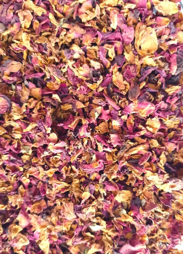 Bonheur de Provence Gedroogde rozenblaadjes - geurzakjes - potpourri - 250 gram rood