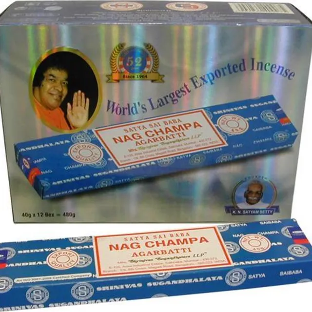 Nag champa Wierook Satya Nag Champa (40 gram) zand