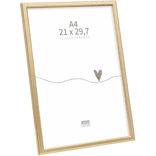 Deknudt Frames fotolijst S236A1 - goudkleurig hout - A4 - 21x29,7 cm