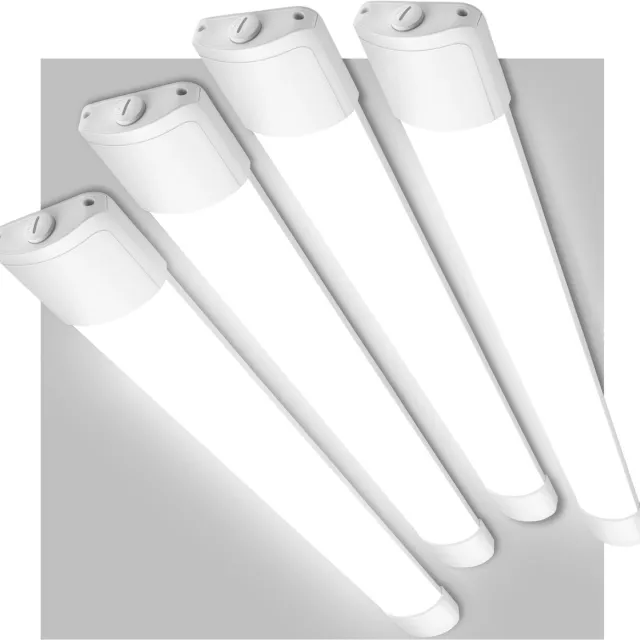 Oraymin 4x LED Kelderverlichting 60 cm 20W - Waterdichte TL Armatuur IP66 - 2200LM - Koppelbaar Wit