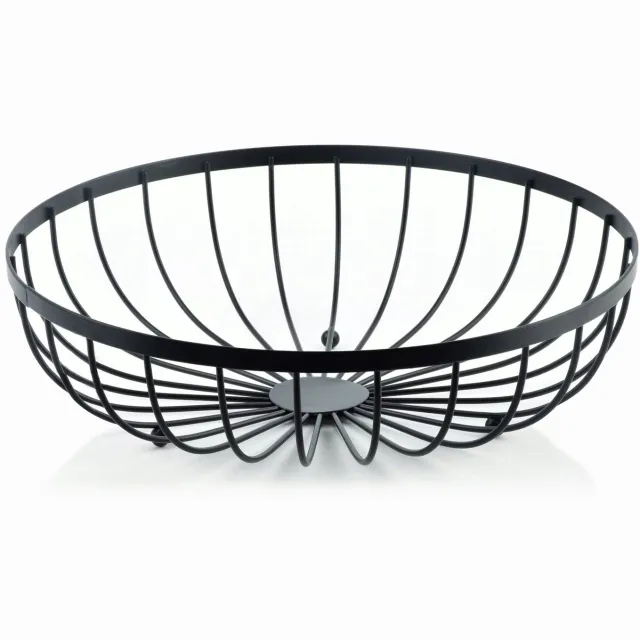 mondex Cedric Metalen Decoratieve Kom 30cm Zwart