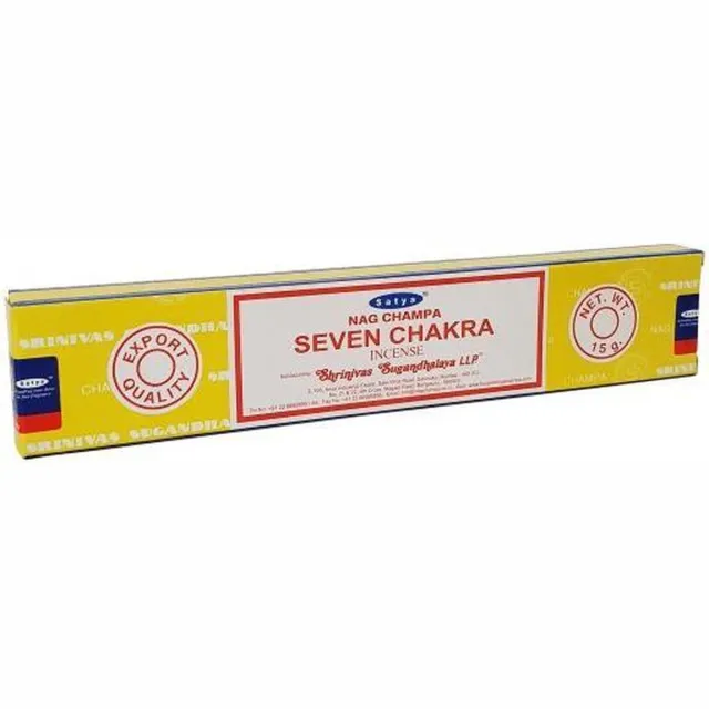 Satya Wierookstokjes Satya Seven Chakra (los pakje van 15 gram) Multi