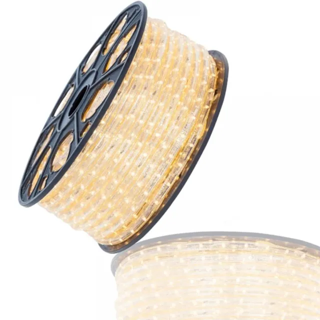 Tronix LED-lichtslang - 44 meter - 13mm diameter - Warm wit 3000K - 230V - IP65 - Binnen en buiten