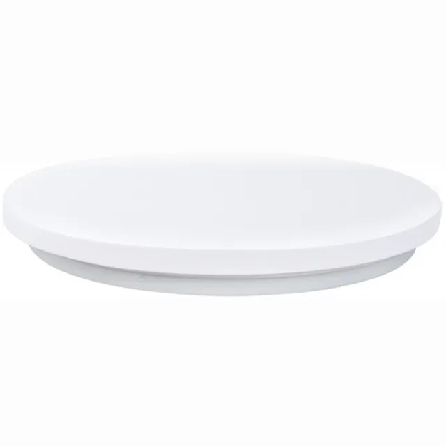 BES LED LED Plafondlamp - Elotra - Opbouw Rond 36W - Helder/Koud Wit 6400K - Mat Wit Aluminium - Ø350mm