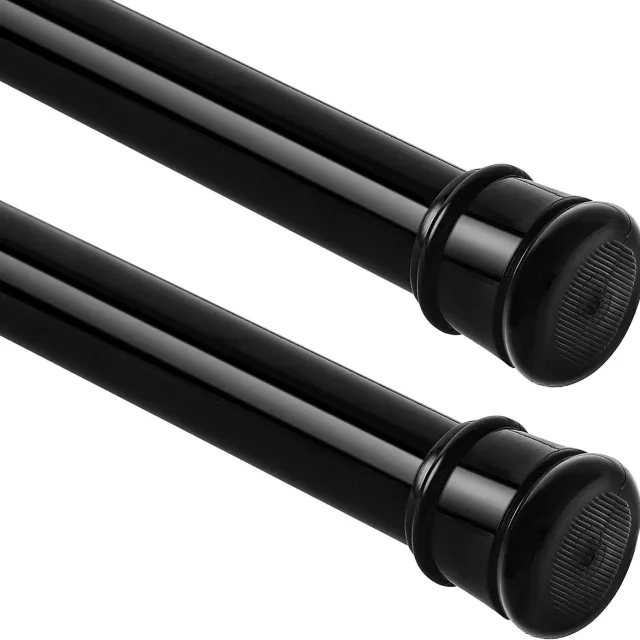 Aiitomg Gordijnroede - Woonkamer Slaapkamer - Gordijnen - Curtain rod Zwart