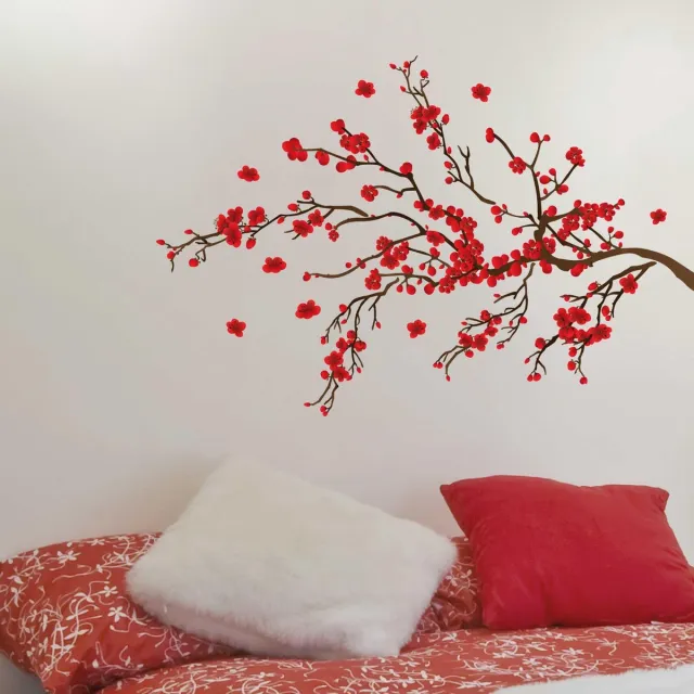 Crearreda Muursticker Red Ranage - Large