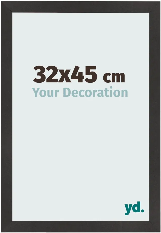 yd. Your Decoration - Fotolijst 32x45 cm - MDF - Zwart Mat - Bologna