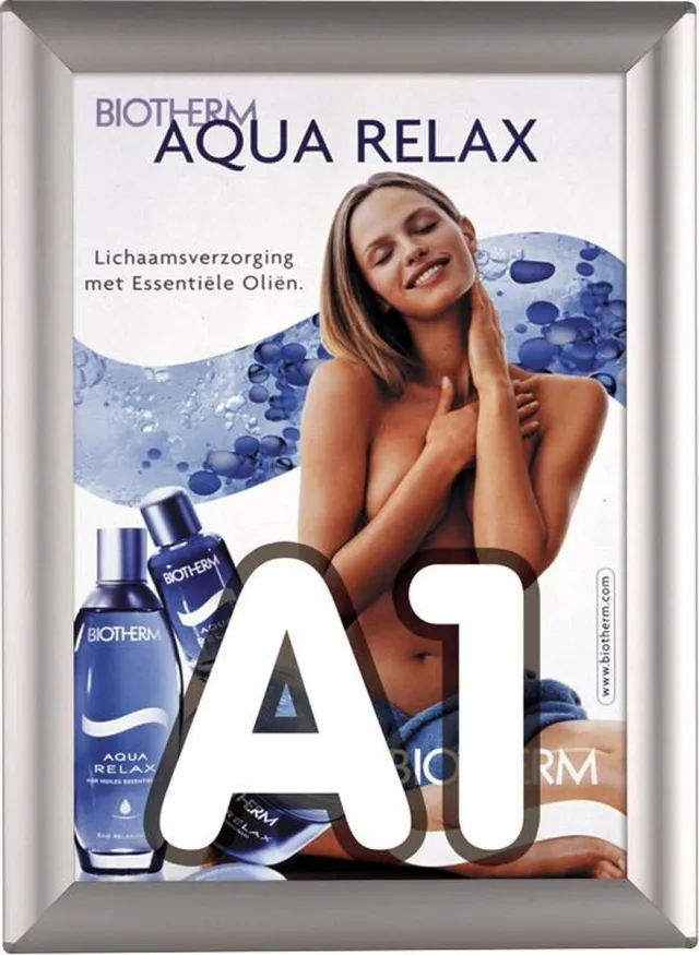 Opti-frame 25 mm A1 zonder standaard Aluminium