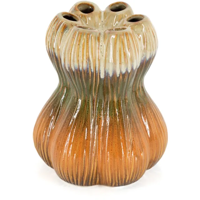 homebound by ky Aardewerk vaas Zucca Oranje