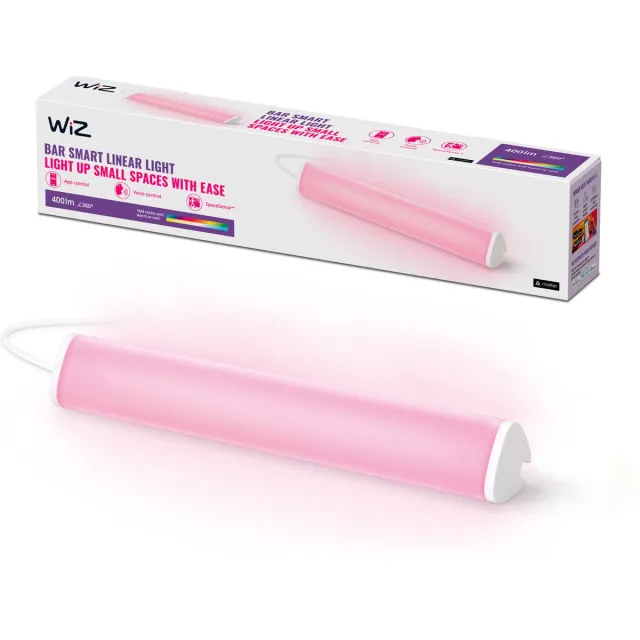 WiZ Lamp Linear - Slimme LED-Verlichting - Gekleurd en Wit Licht - Modern Design - Wi-Fi
