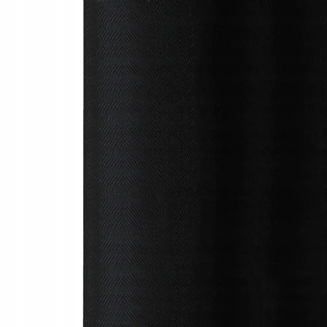 PRESTIQUA Zwarte Gordijnen Salon Visgraat 210x245cm - Semi-verduisterend