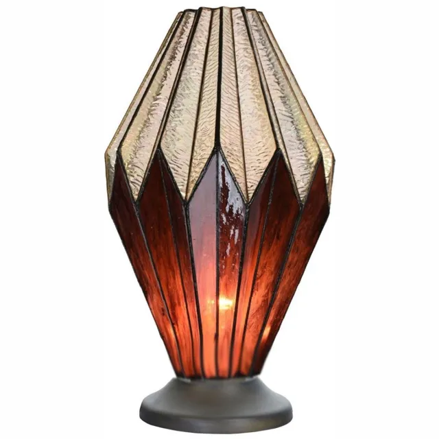 Coloured by Art Tiffany Tafellamp Origami - Art Deco Trade Zwart
