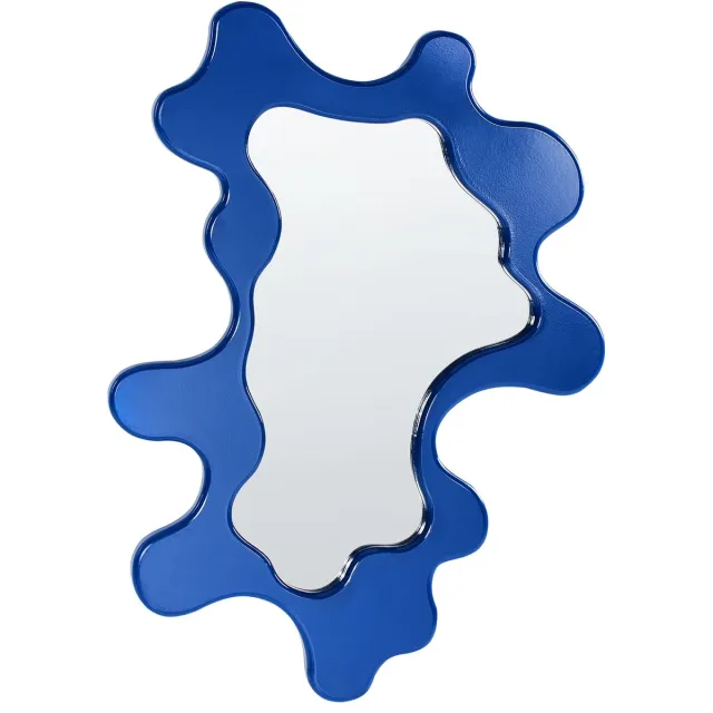 Beliani ROSCOFF - Wandspiegel - Blauw - MDF