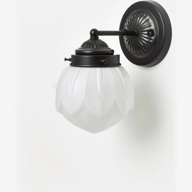 Coloured by Art Wandlamp Lotus Moonlight - Art Deco Trade Zwart