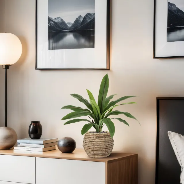 maxifleur Kunstplanten Asplenium Antiquum Kunstvaren 40cm Groen