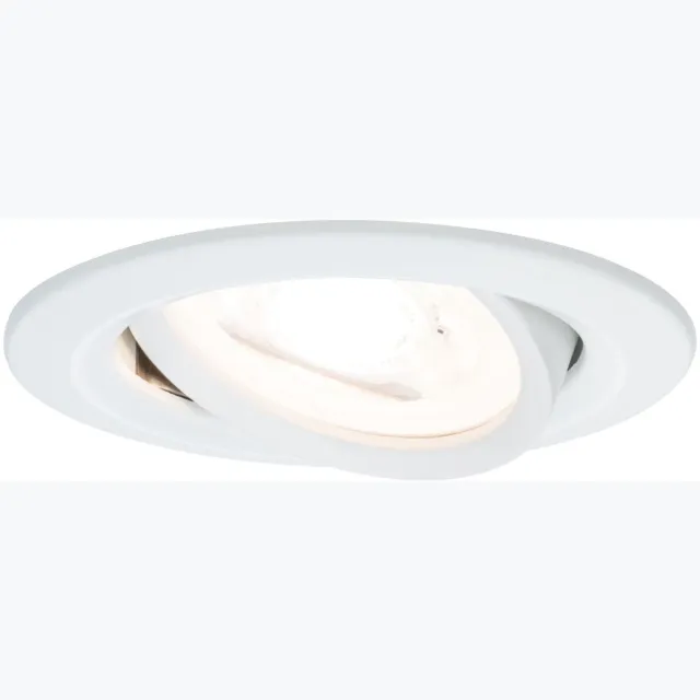 Paulmann Inbouwlamp Nova zwenkbaar rond 84 mm 50° GU10 max. 35W 230V dimbaar Wit mat