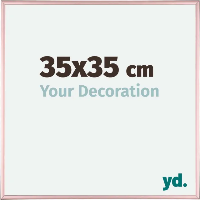 yd. Your Decoration - Fotolijst 35x35 cm - Aluminium - Koper - Kent