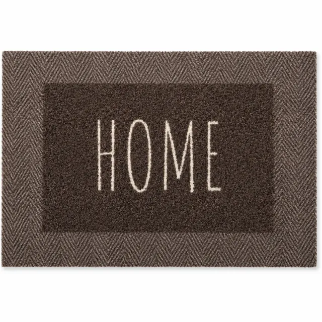 Hamat Lima Home Droogloopmat 75x50 cm – Wasbare Deurmat voor Binnen & Buiten – Anti-slip – Taupe/Bruin