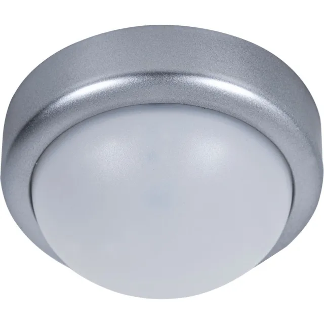Globo Plafondlamp Ganglamp Keukenlamp LED plafondlamp zilverwit,3,12W 380lm 4000K, DxH 12x6 cm