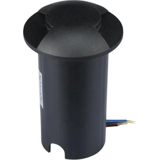 ABC-Led Grondspot 2 kanten - zwarte uitvoering - 12 Volt tuin verlichting - koud wit - IP67