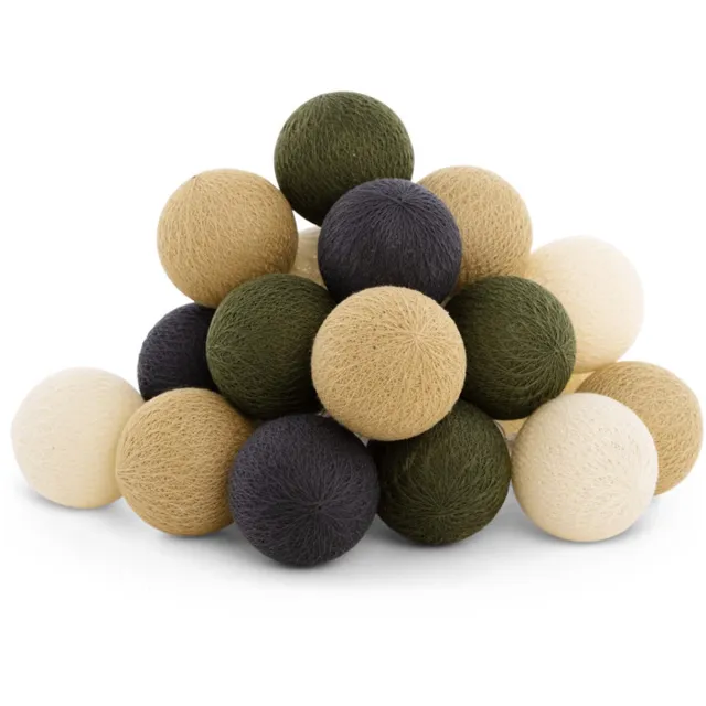 Cotton Ball Lights LED lichtslinger voor buiten - STARTERSET - verlengbaar - 20 lampjes - Cazar