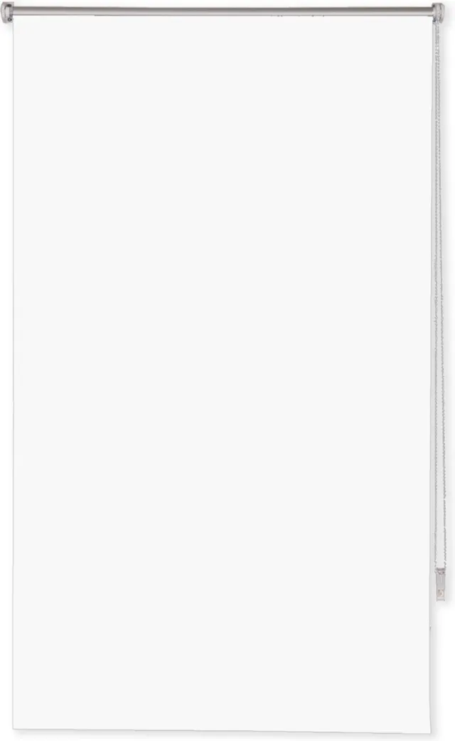 Bolt Edge Rolgordijn - Wit - 50x160cm - Verduisterend - Isolerend - Zonder boren