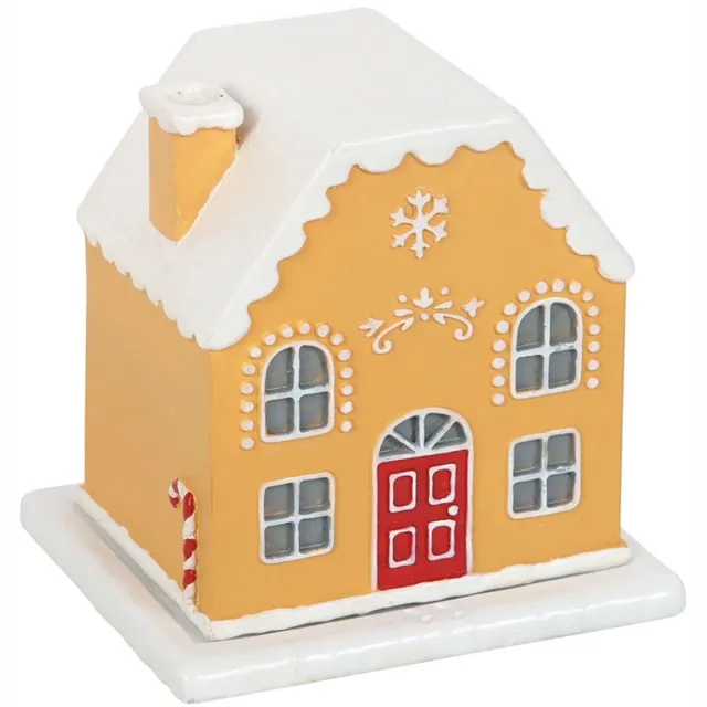 Something Different Candy Cane Gingerbread House Incense Cone Holder Wierookhouder - Multicolours