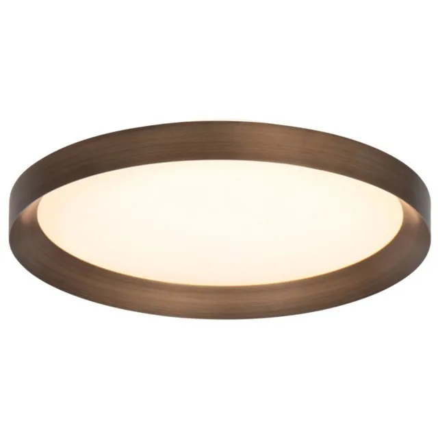 Steinhauer Plafondlamp Flady 4367BR brons Ø30 cm 20W 2000 Lumen, modern, kunststof en metaal, Steinhauer Wit