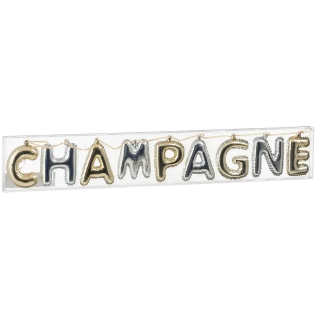 Mica Decorations slinger champagne - zilver goud Multi