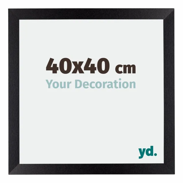 yd. Your Decoration - Fotolijst 40x40 cm - MDF - Zwart Mat - Mura