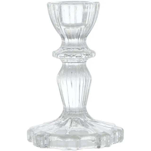 EGLO Molume Glazen Kandelaar Transparant 11 cm - Glamour Stijl