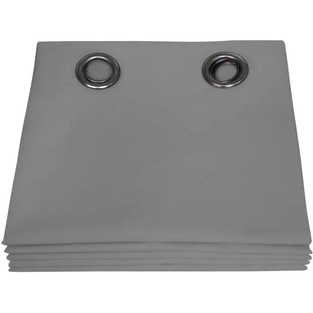 Moondream LumenControl™ Totaal Verduisteringsgordijn | Licht+Zonwering | 100% Ondoorzichtig | EU-fabricaat | Oogjes | Grijs MC09 | 135x250 (BxH) cm