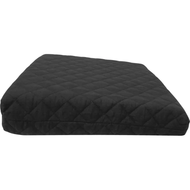 Carpoint Zitkussen Basic Black – Ergonomisch – Ondersteunt Houding – Comfortabel – Voor Auto & Kantoor – Katoen Zwart