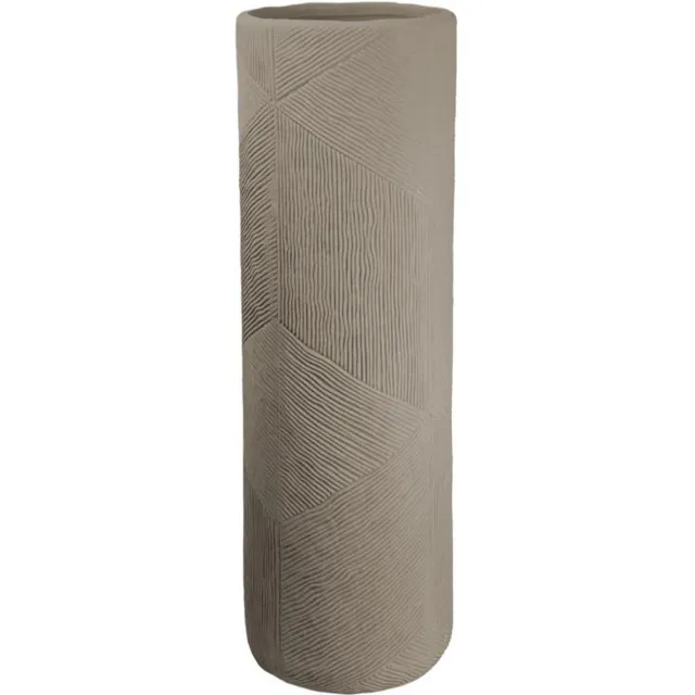 Leeff Vaas VICTOR - Large - Taupe - Ø 9.7 cm x 29,5 cm