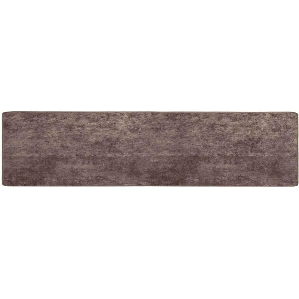 vidaXL Vloerkleedloper MARSA Grijs 80 x 450 cm Polyester en PVC