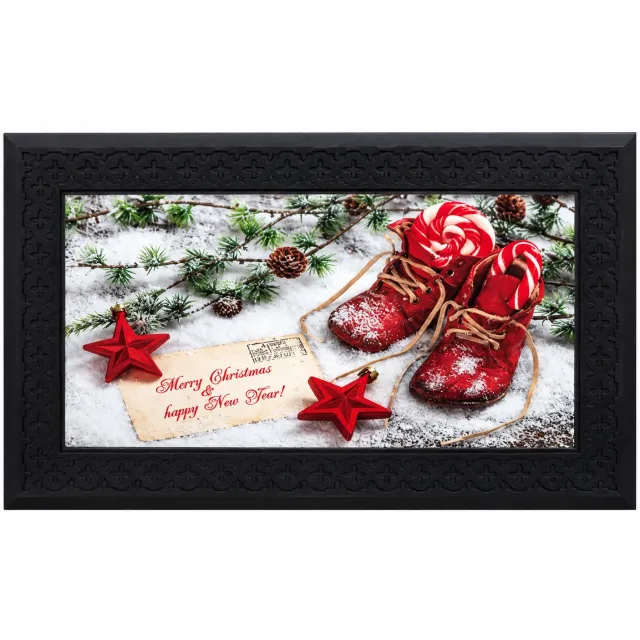O'Malley Deurmat kerst met muziek 1 75 x 45 cm Multicolor