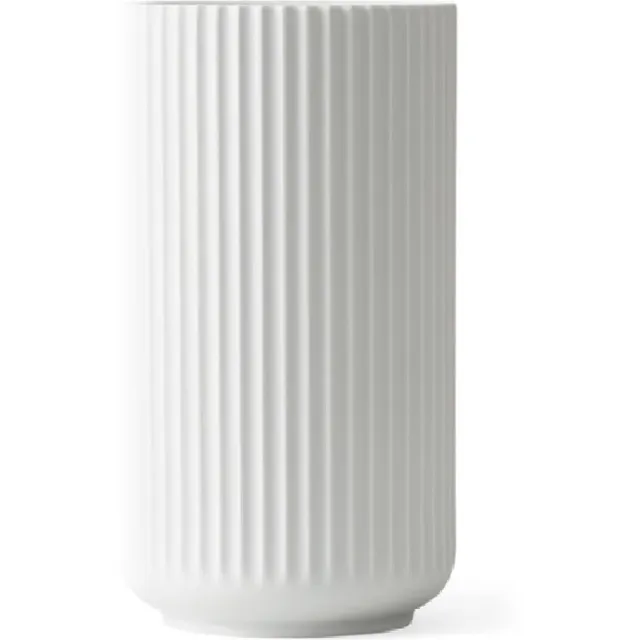 Lyngby Porcelaen Lyngby Vaas Wit porselein 20 cm
