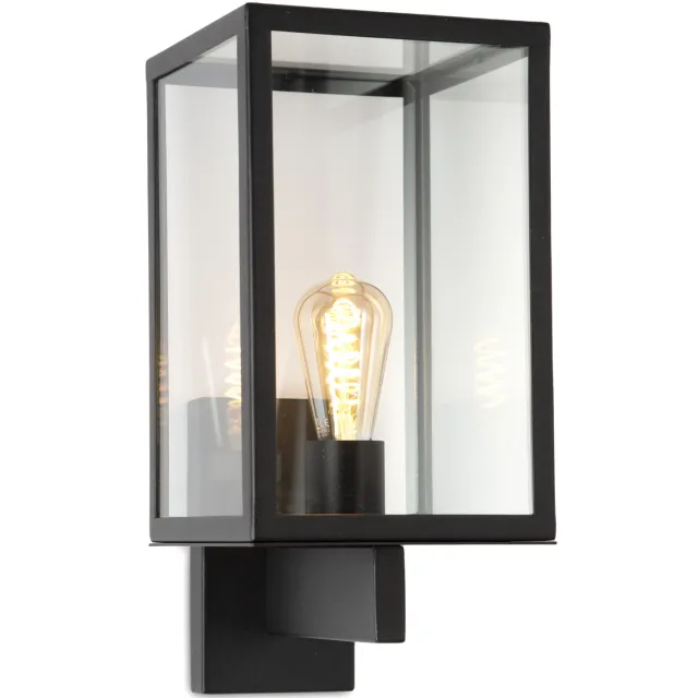 KS Verlichting Camden Muurlamp Zwart