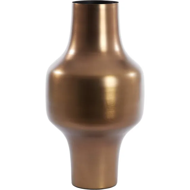 Light & Living Light&living Vaas deco Ø27x49 cm SINDO glanzend bruin brons