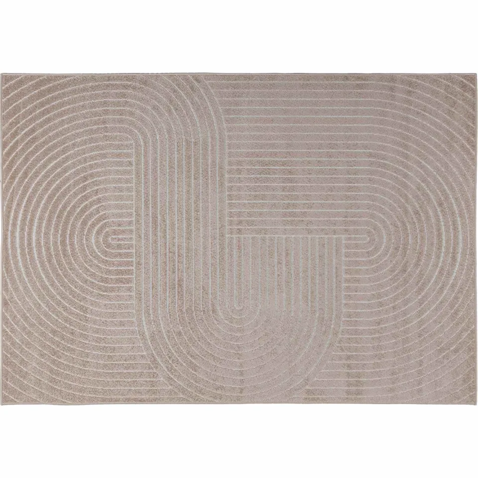 vidaXL Binnen- en buitentapijt PALMERAS Beige 160 x 230 cm Polyester